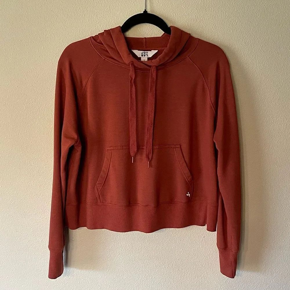 Women’s Burnt Orange, Super Soft, JoyLab Hoodie. Size Small.